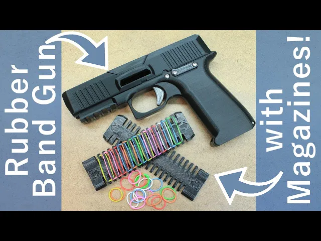 Mag Fed Mini Rubber Band Gun video thumbnail