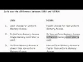 Difference between Uniform Memory Access UMA Uniform Memory Access UMA explained