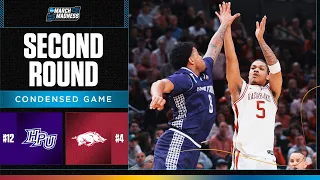 Arkansas vs High Point - Second round NCAA tournament extended highlights