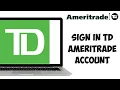 How to In TD Ameritrade Account