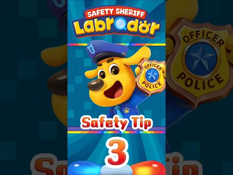 Sheriff Labrador Safety Tip #3 - Only Eat Real Food | BabyBus Games