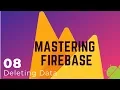 Firebase Firestore Tutorial - Deleting Data