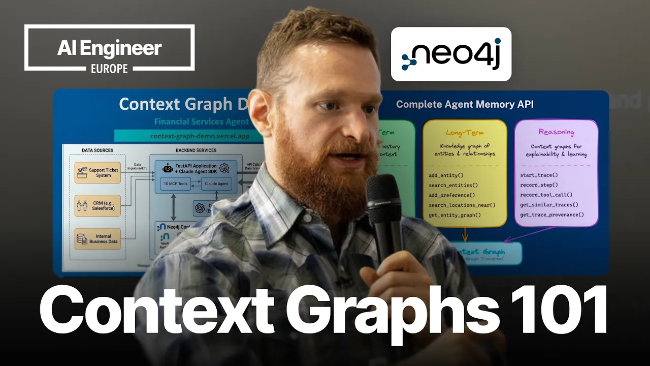 Why your agents need decision traces, not just documents — Zach Blumenfeld, Neo4j: video thumbnail