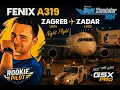 My FIRST Flight with GSX Pro Fenix A319 Night Flight Zagreb Zadar MSFS 2024