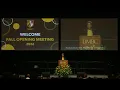 Fall Opening Meeting 2026
