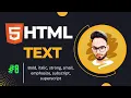 Text formatting Lecture-8 HTML in Hindi Html for beginners in Hindi full stack development