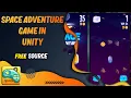 mobile casual game Space Adventure clone in Unity2D Free source Code C