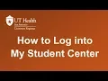 Log into My Student Center
