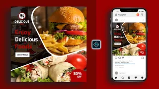 Download Delicious Food Social Media Post Banner Design | Adobe Photoshop Tutorial MP3