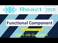 08 Functional Component OR Stateless component react tutorials 2020