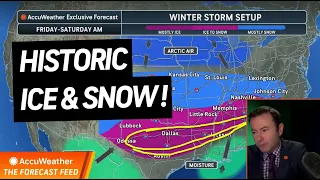 The Forecast Feed Historic Ice Snow Storm For Much of Nation