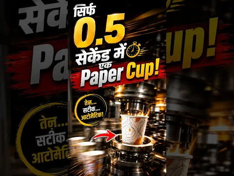 paper cup making machine demo & business model | full video #shorts #reels