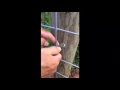 Cattle Panel Connector for Wood Post