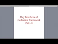 Collection Framework Interface SortedMap I - Part8