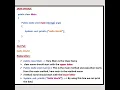 Java Syntax
