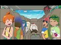 Ash misty and Brock talk about their siblings - pokemon sun and moon deleted scene