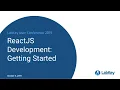 React JS Development Getting Started