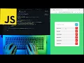 ASMR Programming - Coding a Todo List App with Javascript