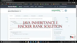 Java Inheritance I HackerRank Solution