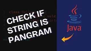 How to Check if String is Pangram in Java 2025