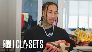 tyga reveals his insane closets with over 100k of sneakers complex closets