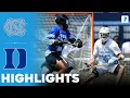 North Carolina vs Duke NCAA College Lacrosse Highlights - April 25 2026