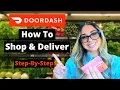 DoorDash Driver How To Shop And Deliver On DoorDash With Red Card