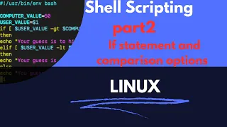 Linux Shell Scripting Part 2 if statement and comparison options