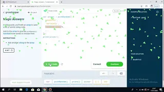 Tugas 4 Belajar Coding Berbasis Java Script Grasshopper 3 Array