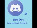 Discord js Bot Dev - Episode 1
