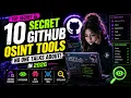 10 New OSINT Tools Found On Github in 2026