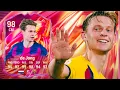 98 FUTTIES FRENKIE DE JONG PLAYER REVIEW THE MOST COMPLETE MIDFIELDER IN EAFC26