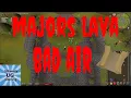 Runescape 2007 - MAJORS LAVA BADS AIR Anagram