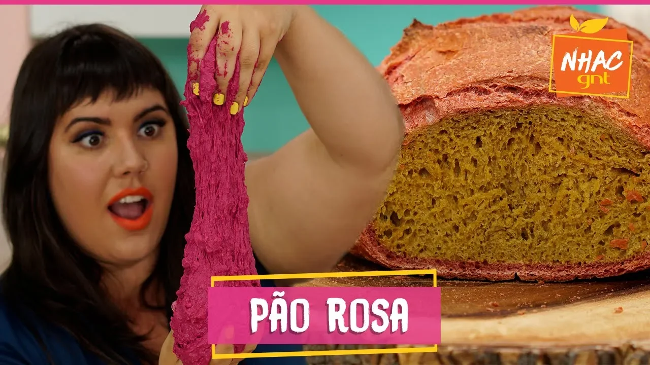 PÃO ROSA DE FERMENTAÇÃO NATURAL RAÍZA COSTA RAINHA DA COCADA