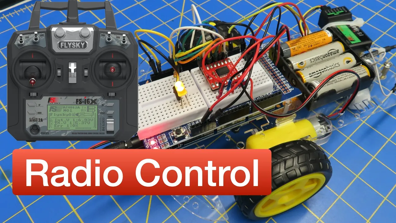 RC Robot Car - RC Controls and Arduino