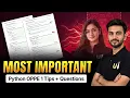 Python OPPE 1 Most Important Questions Exam Strategy IIT Madras BS Degree