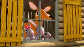 Dans Sa Maison Un Grand Cerf 