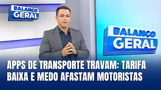 Falta segurança e incentivo: apps de transporte travam nas ruas