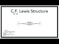 C2F2 Lewis Structure How to Draw the Lewis Structure for C2F2 Difluoro Ethyne