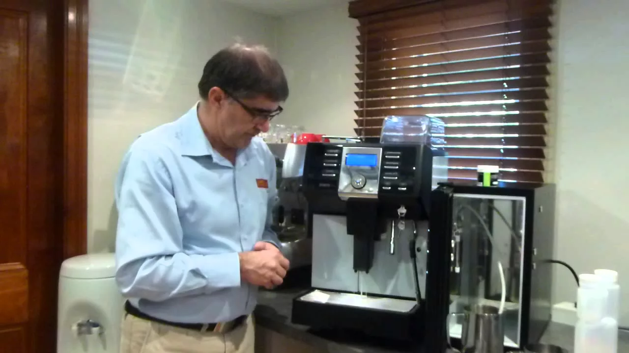 Nuova Simonelli Pronto Automatic coffee machine cleaning