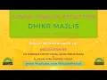 Lagu Special Dhikr Majlis Program  – 23nd Night of Rajab/ January-12-2026