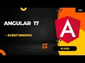 Event Binding In Angular Data Binding Part-4 Angular 17 Tutorial