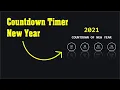 New Year Countdown Clock using Html CSS vanilla Javascript World JS
