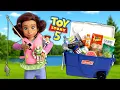 Toy Story 5 Bonnie Barbie Doll Family Packing For Camping Trip