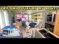 Download Lagu RENOVATING my DIY HOUSE BOAT into LUXURY Off-Grid FLOATING RV!!! (XBOX, Kitchen, A/C, Beds, \u0026 More)