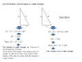The Pythagorean Theorem Worksheet with Solution Step by Step Series 1