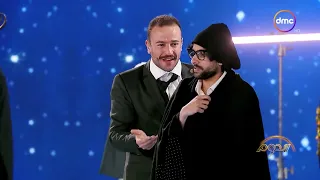 الدوم   كريم عبد العزيز بيفاجئ الجميع بحضوره على مسرح الدوم وسط متسابقين موهبة التمثيل دندنها