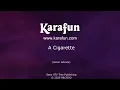 A Cigarette - Gavin Adcock | Karaoke Version | KaraFun