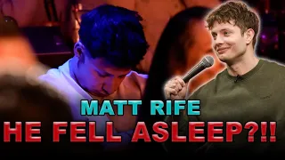 don t fall asleep at a matt rife show crowdwork