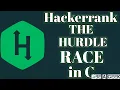 The hurdle race hackerrank solution in c BE A GEEK Hindi